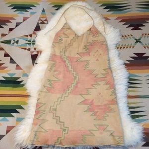 Ralph Lauren Aztec Suede Halter Dress